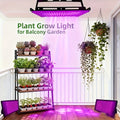 50 LEDs Full Spectrum Plant Grow Light, USB Powered Indoor Supplement Light, Hydroponic Grow Lamp for Vegetables, Succulents, Flowers & Fruits, Purple Light Ideal for Seed Germination