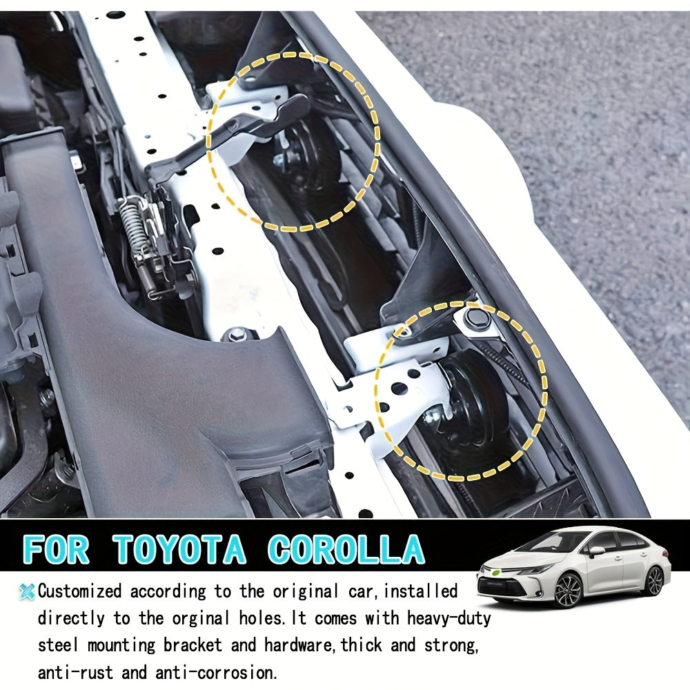 2V Snail Horn High Low Tone Car Horn Replacement for Toyota Corolla Camry Highlander/Venza, Reiz Land Cruiser Prado, Land Cruiser Alpha Prius/Previa Granvia Highlander Prado Land Cruiser Levin 2025 2024 2023 2022 2021 2020 2019