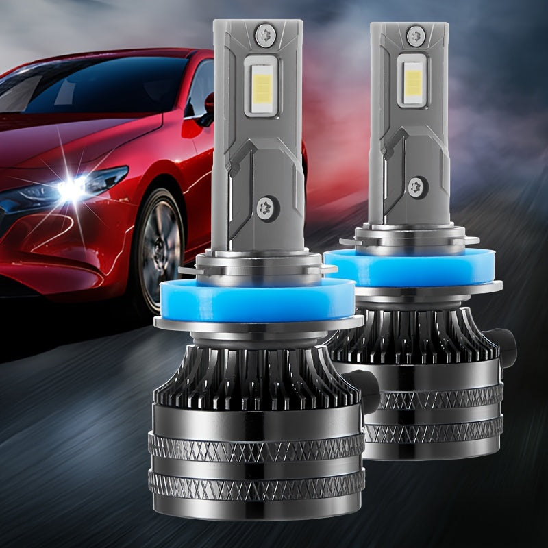 2Pcs H1 LED H7 H4 LED H11 HB3 9005 HB4 9006 9012 HIR2 Bulbs Car Headlights 30000 Lumens 350W Auto Front Light 12V 6500K