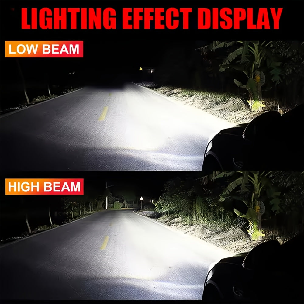 2-Pack LED Car Headlights | 60,000 Lumens, H11 LED Headlights Compatible with H7/H18, H11 H8 H9, H16 H1 - | 320W, 6500K White Light, Plug-and-Play, 1000% Brightness Increase, Easy to Install