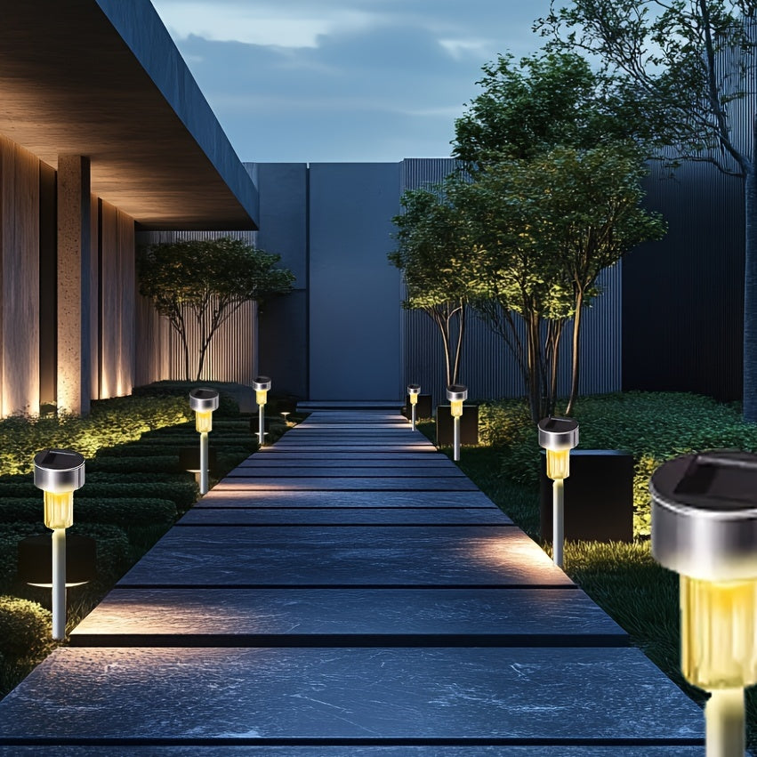 Super Bright Solar Lights, Available in 10, 20, 30 or 40 Packs, Perfect for Decorating Gardens During Halloween, Christmas and New Year. These Amazing Multi-Pack Landscape Lights Provide Dusk-to-Dawn Illumination for Over 12 Hours