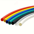 2:1 Shrink Ratio Heat Shrink Tubing Kit in Black, Red, Blue, Yellow, Green, White – Flame-Retardant Polyolefin Tubing for Wire Insulation & Electrical Connections. Each Color 1m (39.4 in) – Total 6m (236.22 in). Perfect for Cable Sleeve Installation