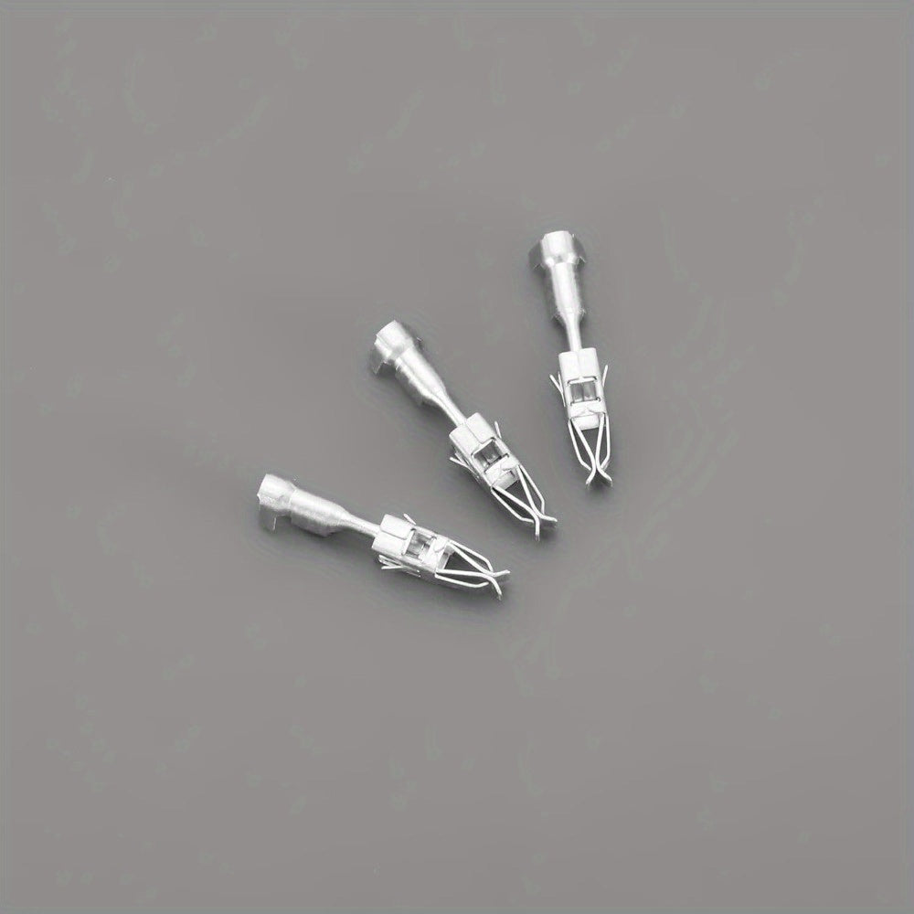 50-Piece Heavy-Duty Automotive Wiring Terminals – Compatible with VW, Audi, Golf, Jetta, Passat, TT, TTS – Stainless Steel Crimp Connectors, Replacement for VW/AUDI Part Numbers N903352.04, 927771, 972774 – For Professional & DIY