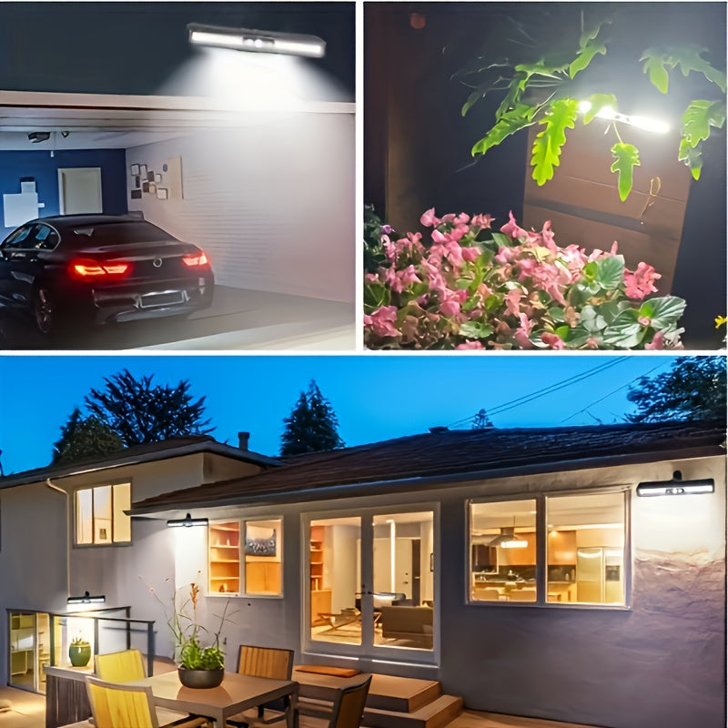 4/2/1-Piece Solar Outdoor Sensor Clip Light - IP65 Protection Rating, High Brightness 5630 LED, Automatic On/Off, Can Be Clipped or Wall-Mounted, Suitable for Camping, Garage, Courtyard and Commercial Lighting