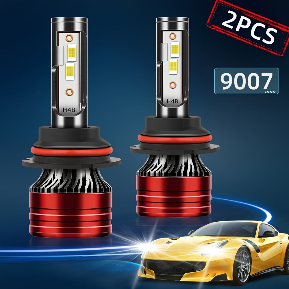 2Pcs 270W LED Headlight Bulbs - High/Low Beam, 6500K White, Plug-and-Play, Enhanced Visibility and Safety, Fits Most Vehicles