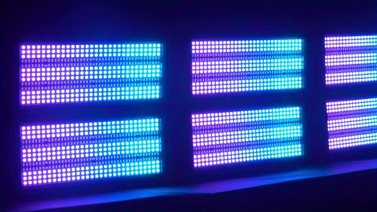 180W LED RGB Stage Light Bar Wall Washer Light Supports 4/11/165 Channel DMX Control RDM Function with Strobe Color Changing Flood Light Bar Suitable for Parties Discos Clubs Churches Birthdays Weddings