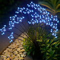 4-Pack Solar Garden Light Outdoor LED, Flickering Solar Fireworks Light, 2 Modes, Solar-Powered Decorative Swaying Light, Suitable for Courtyard, Walkway, Patio, Flower Bed, Camping, Party, Christmas Gift Decoration