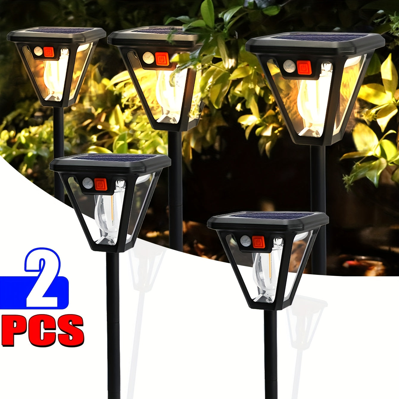 Outdoor Solar Lawn Light - Two Styles Available: Wall Mount and Ground Insert, with Motion Sensor Function, Lawn Light, Exterior Wall Light, Porch Light, for Courtyard Decoration, Park Path Lighting, Outdoor Street Light Accessories