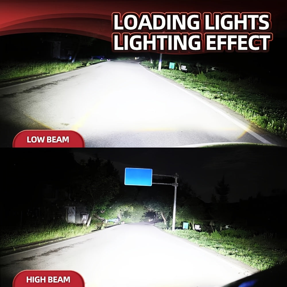 2-Pack, H11 Car Headlights, H4 LED Headlights, 55400 Lumens, 6500K White Light, 3570CSP Chip, 600% Brightness Increase. Models include H1, H4/9003/HB2, H7/H18, H8/H9/H11/H16, 9005/HB3, 9006/HB4 and 9012/HIR2