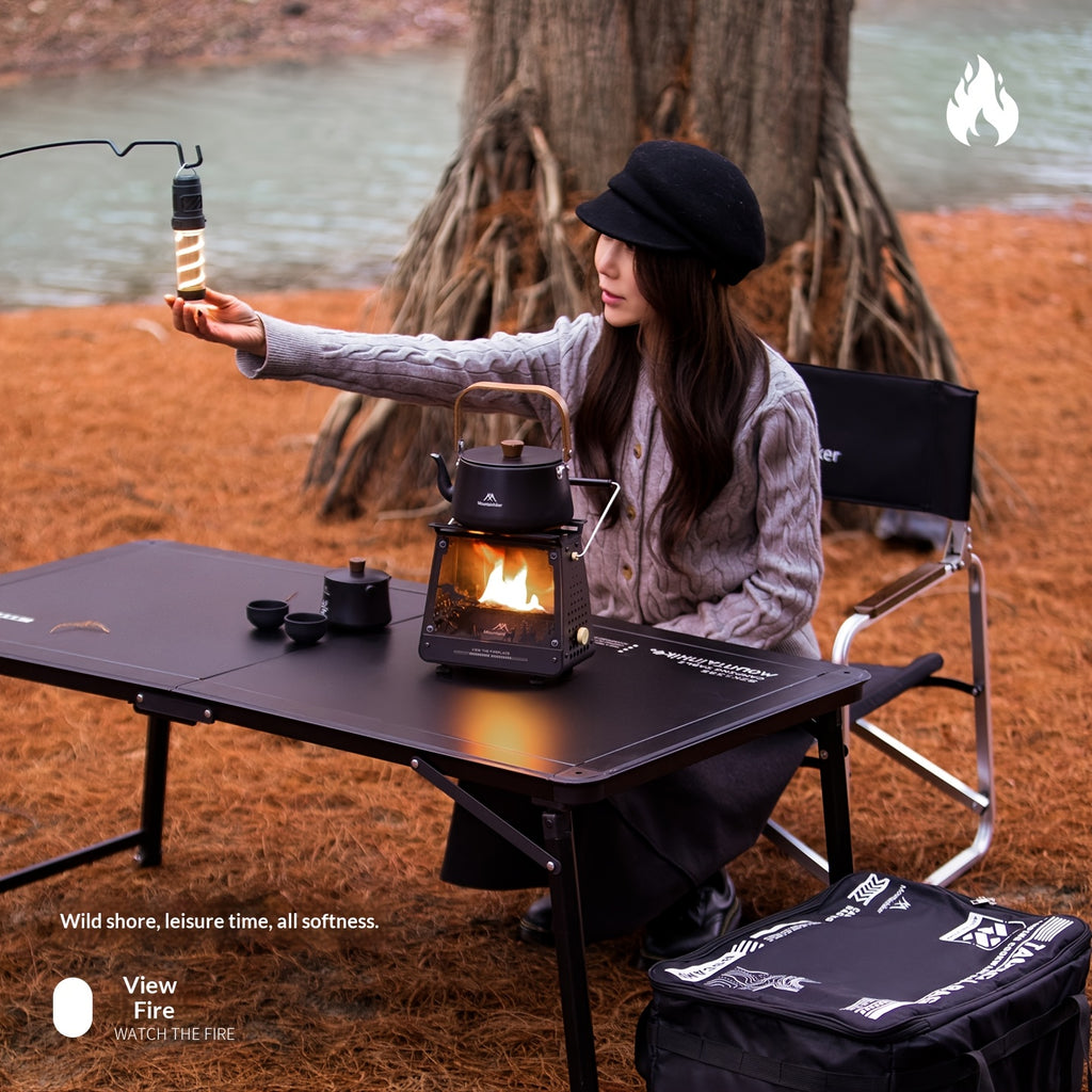 Portable Camping Stove – Heater Designed for Tent Heating, Outdoor Cooking, BBQ, Campfire, Fire Pit & Open-Fire Heating. Multi-Functional Stove for Camping, Hiking, Picnic, Travel & Outdoor Activities. For Cooking Only/