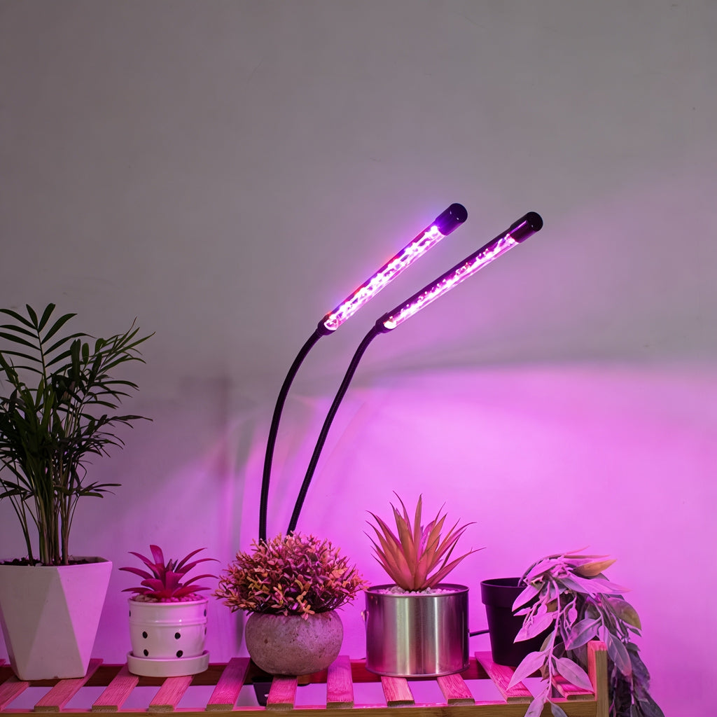 2 tubes, plant grow light, indoor plant lighting lamp, LED full spectrum