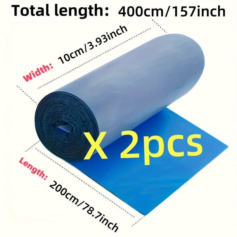 2卷重型防水屋顶胶带 - 自粘塑料防漏涂层，黑色防水密封剂，适用于金属屋顶、房车、拖车、船只、平面及低坡度表面 - 易于应用，与沥青及屋顶材料兼容（2卷）