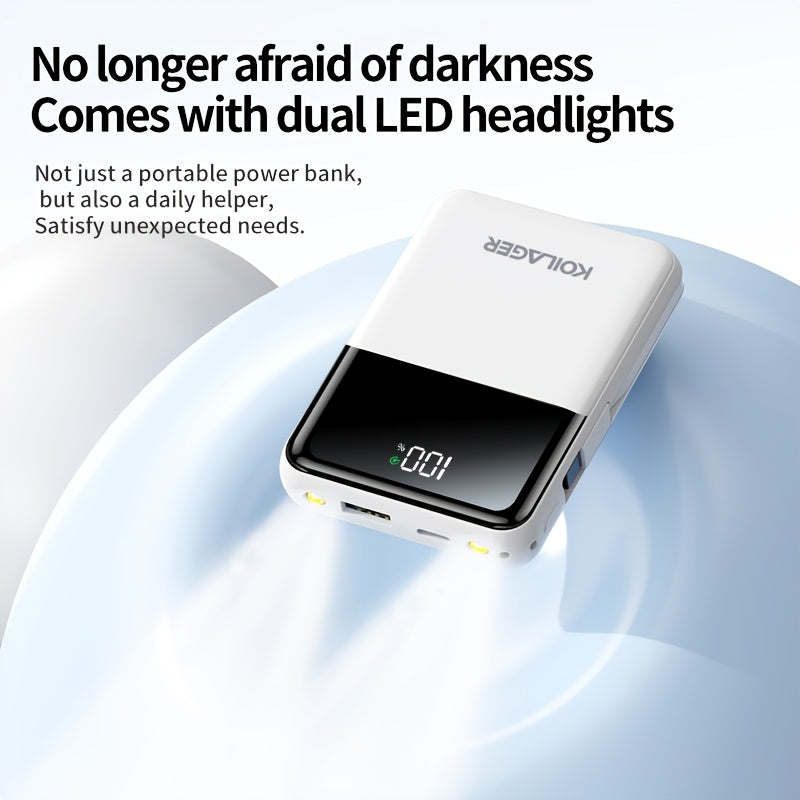 Brand New Upgraded Super Fast Charging Power Bank, Size with 10, Large Capacity, Includes Type-C Cable, Compatible with Iphone 15 Pro/16 Max/Android (22.5W/PD20W/LED Light), Portable Mobile Power Source