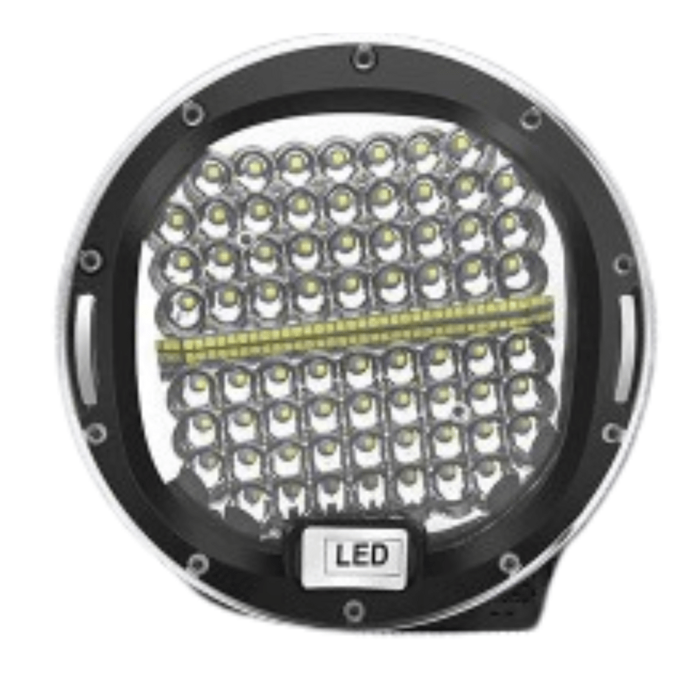 7-inch 300W LED light bar box, with 100 LED beads, 30000 lumens 6000K white light flood/spot dual mode, IP67 waterproof rating, suitable for trucks, SUVs, ATVs, jeeps, off-road utility vehicles, boats
