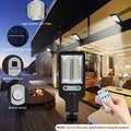Super Bright 78LED Remote Control Sensor Street Light Area Lighting, Smart Wall Light Upgraded Lithium Battery 1200mAh with Remote Control, 3 Functional Modes, Switchable Automatic Lighting in Darkness, Suitable for Roads