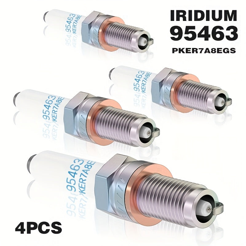 4 Iridium Spark Plugs, Fits 95463, PKER7A8EGS, 93231 and More, Compatible with VW Golf 7, VW Jetta, Dajiang, Gaohong, Lavida, Lando, Magotan, Passat, Sagitar, Tiguan L, Tanyue, Bora, etc. EA211 Engine Models. Ignition System