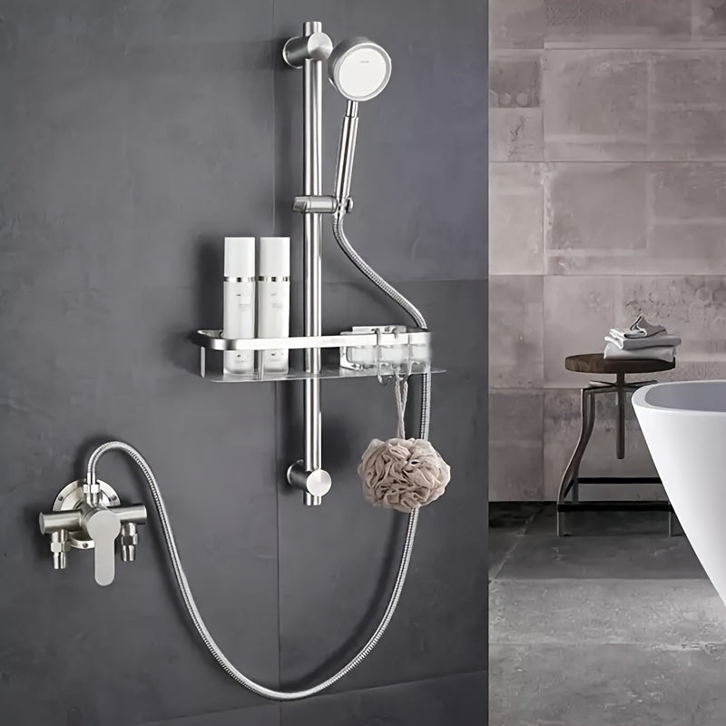 Shower Faucet Control Valve - Stainless Steel Bathtub & Shower Valve, Hot/Cold Water Mixer, Surface-Mounted Shower Faucet with Control Valve, Wall-Mounted Bathtub Shower Valve Set