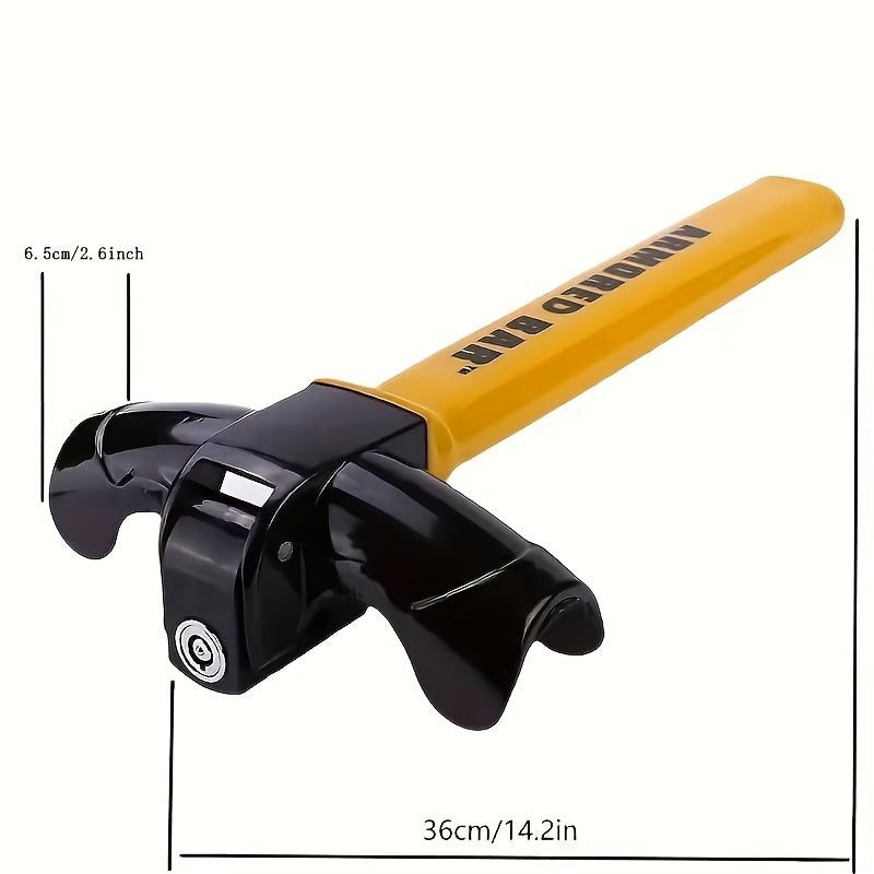 Anti-Theft Steering Wheel Lock – T-Shaped Security Tool for Vans, SUVs & Trucks, Enhances Vehicle Protection, No Battery Required