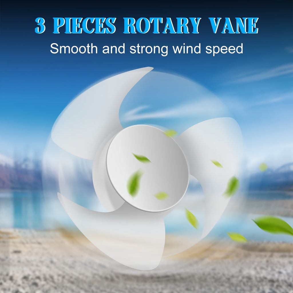 Foldable Cooling Fan with Electronic Interface, Dual-Use Cooling Device Compatible with Laptop and Desktop Computer