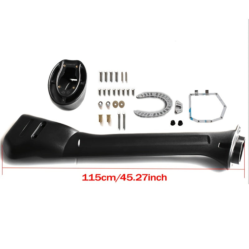 Car Modification Raised Air Intake Snorkel Kit for Land Rover Defender 90, Automatic Snorkel Pipe Kit Air Intake Manifold Auto Parts, Fits TD5 4.0L 3950CC V8, Mantec Style