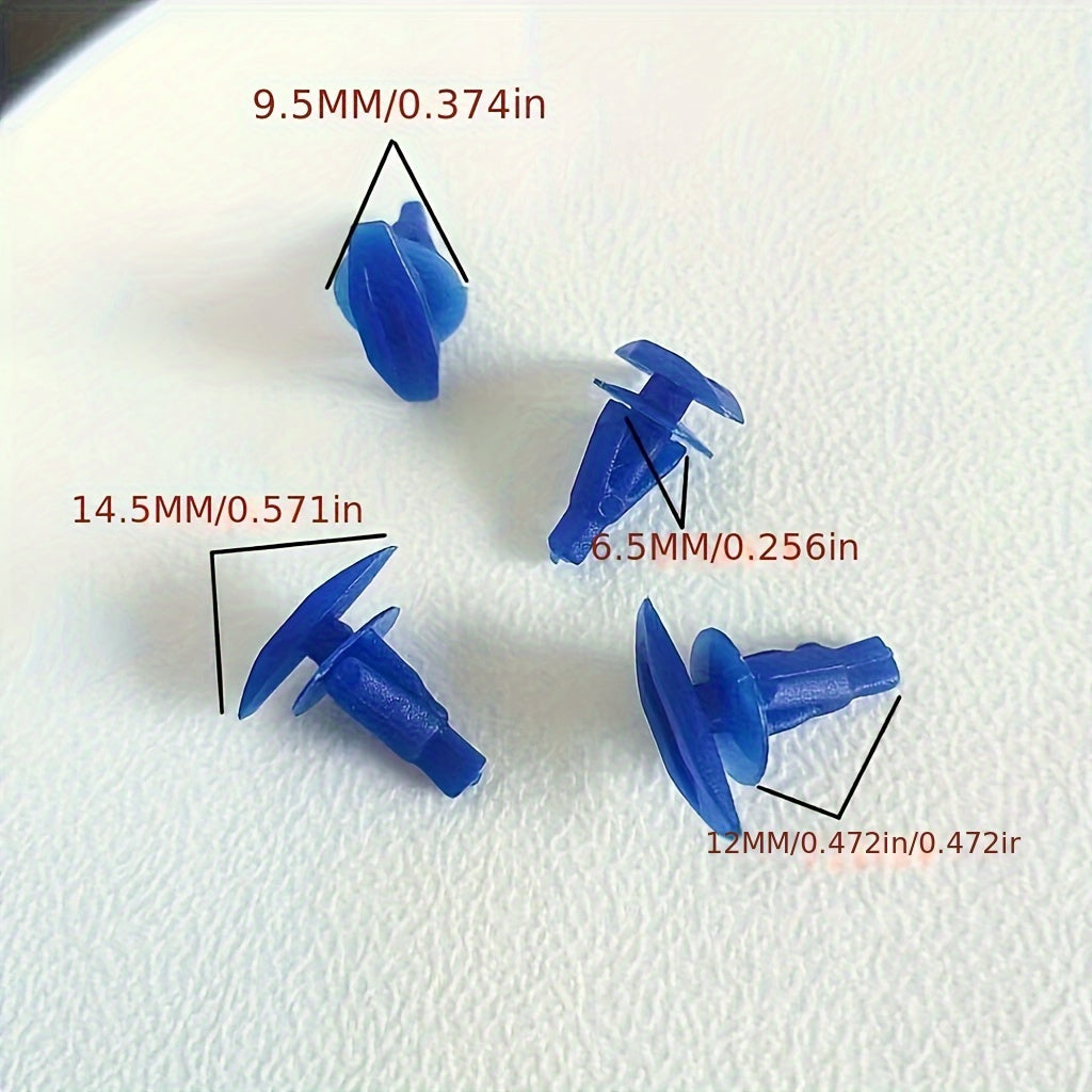 60/100pcs Car Window Sealing Clips - Durable Plastic Yellow Spring Clips with Strong Adhesive, Suitable for Windproof Strips, Door Frames, and Trim Accessories (Auto Parts)