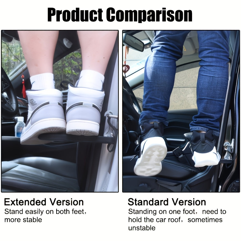 One Foldable Roof Access Step with Window Breaker & Safety Hammer – Easy Roof Access. Universal Fit for Most Cars, SUVs & Trucks. Portable & Durable Design for Emergency Escape & Daily Use