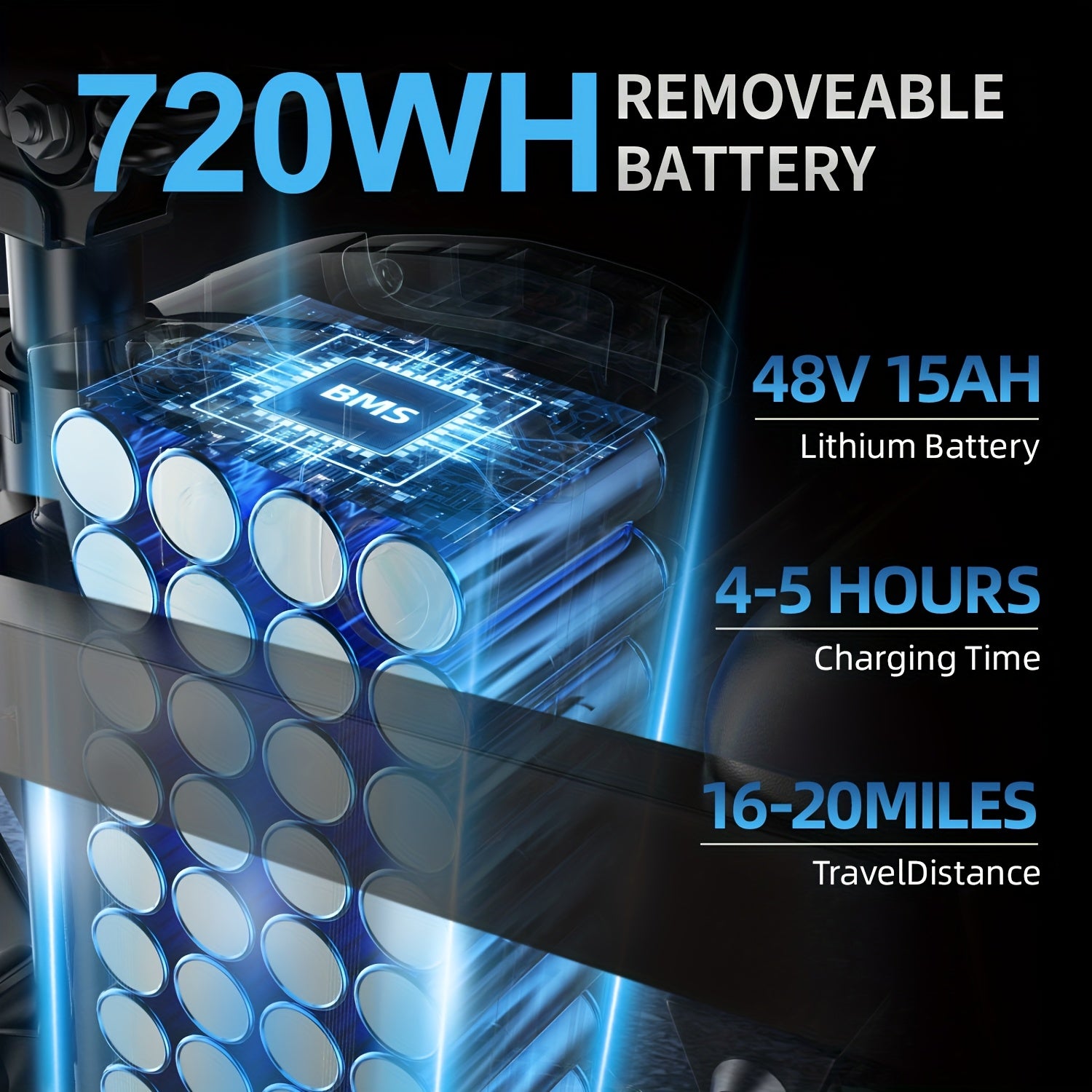 UPlee 740W 成人电动自行车，20MPH 全悬挂舒适骑行，48V15Ah，最大续航 32 英里可折叠电动自行车，14 英寸无内胎越野轮胎,城市通勤