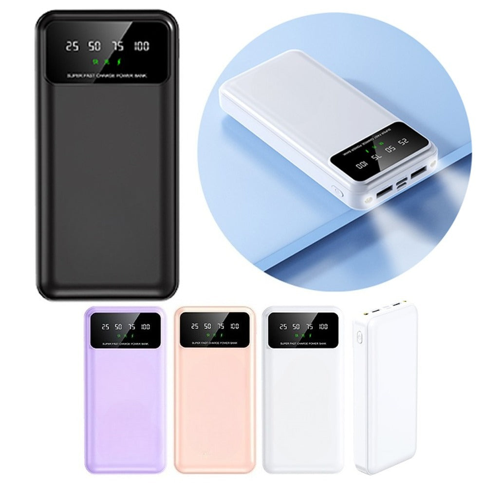 65000mAh High-capacity Portable Power Bank, Portable USB Charger, for iphone17/ 16/ 15/ 14/ 13/ 12/ 11/ XS, Portable Charger with LED Power Display Outdoor Travel Emergency Backup Power Bank, Best Gift for Halloween And Christmas