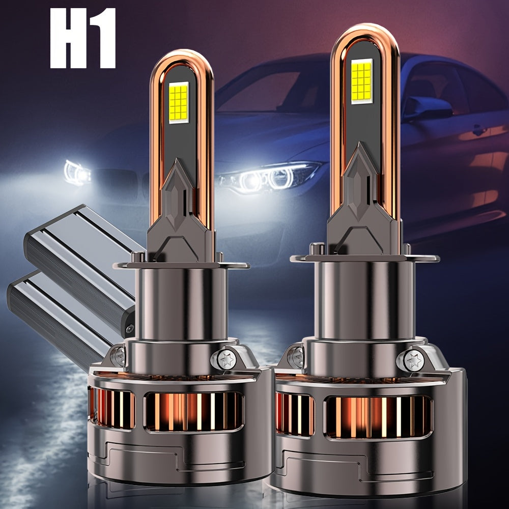 2pcs LED Car LED Headlight Bulbs, 7500K, 950% Brightness, 57200LM, Plug-and-Play, 300W, 9H1, H4, 9003, HB2, H7, H18, H8, H9, H11, H16, 9005, HB3, 9006, HB4, 9012, HIR2, Aluminum, 12-24V, 9570 CSP CHIP, No Battery Included