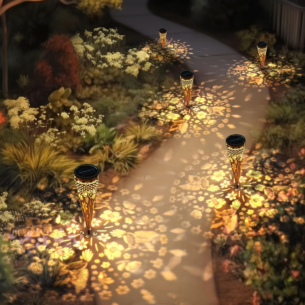 6/4/2-Piece Solar Hummingbird Metal Courtyard Garden Light Street Landscape Light Solar Powered Patio Walkway Path Light Waterproof Lawn Decoration Gift for Mom Grandma
