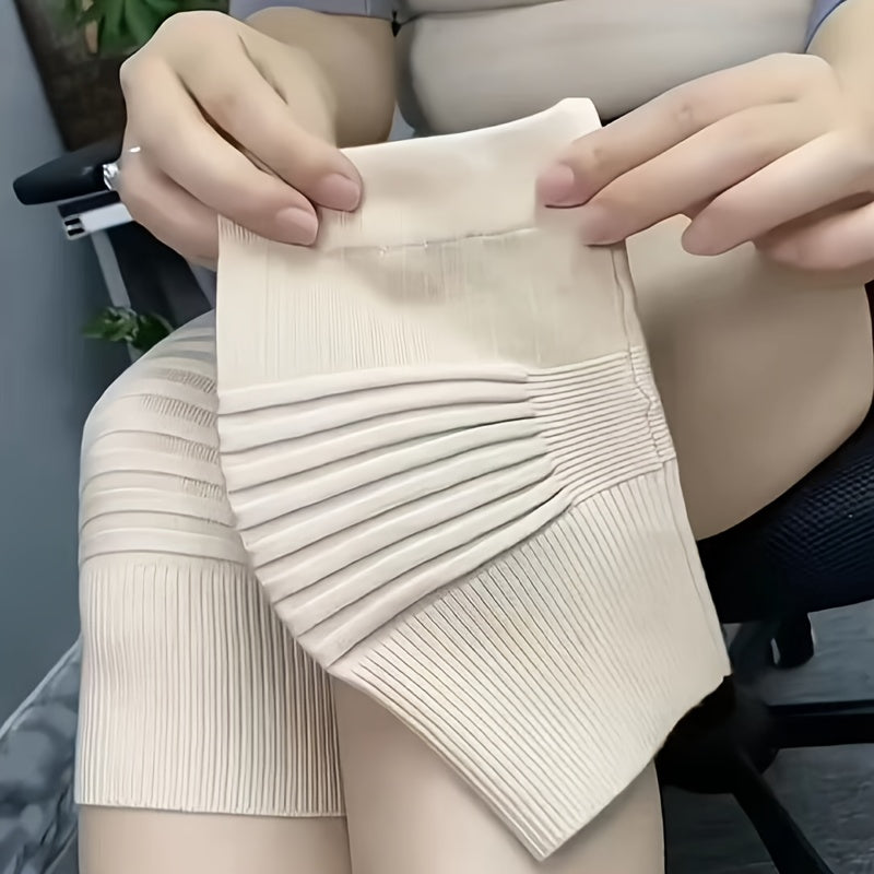 双件套护膝套装 - 男女通用空调房保暖护膝，适用于寒冷双腿、关节保护，仅限手洗，日常使用，护理简易，耐用结构，透气材质