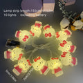 Sanrio Hello Kitty 10燈 Cinnamoroll 卡通 LED 燈串 - 適合慶祝活動、生日和懸掛裝飾的趣味裝飾 - 適用於戶外露營、室內裝飾、萬聖節居家造型、派對禮物、聖誕節禮物