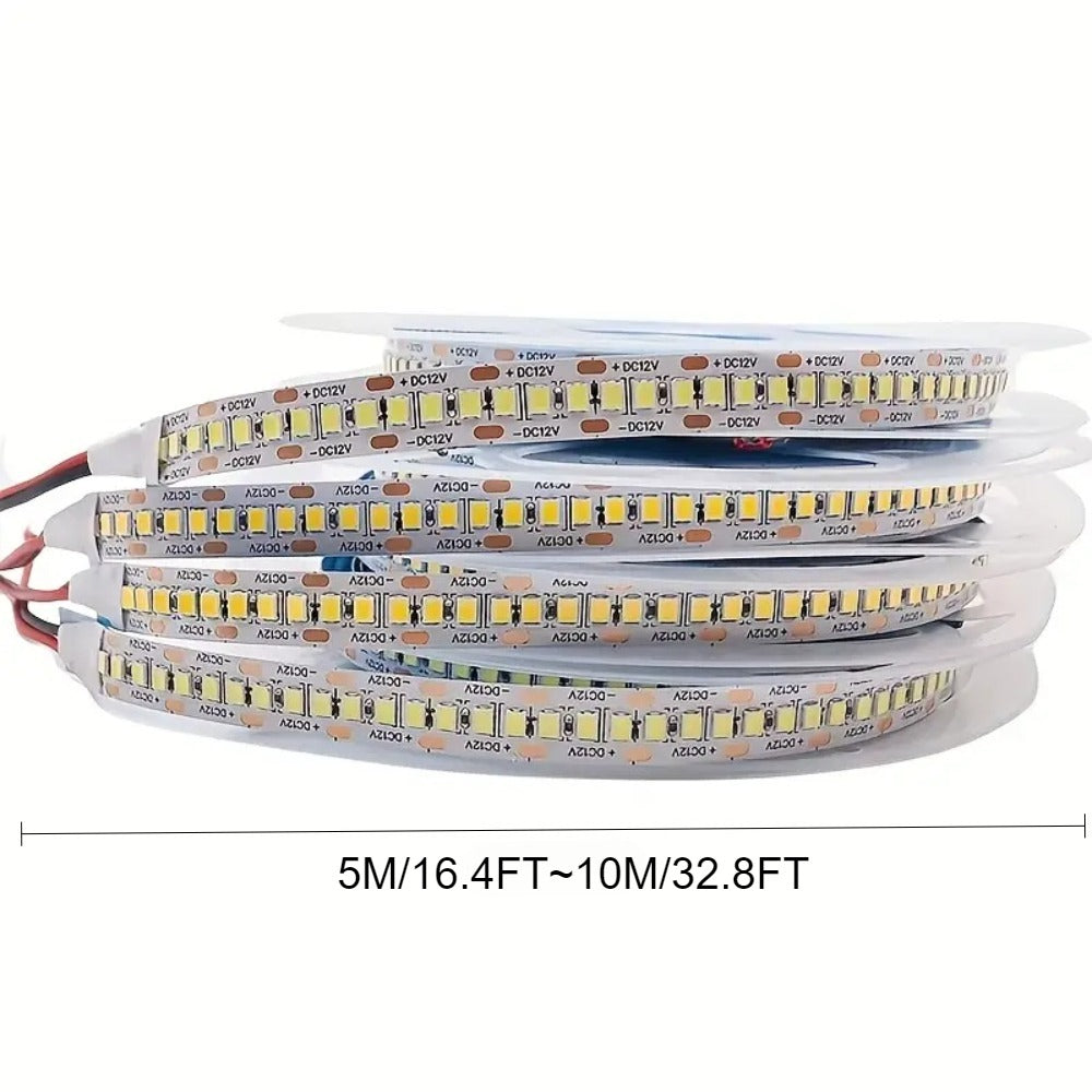 LQHZMYY 12V/24V LED燈條，3000K-6500K LED燈帶，櫥櫃下照明，樓梯，走廊，陽台，婚禮裝飾，室內樓梯照明，可裁剪且易於安裝