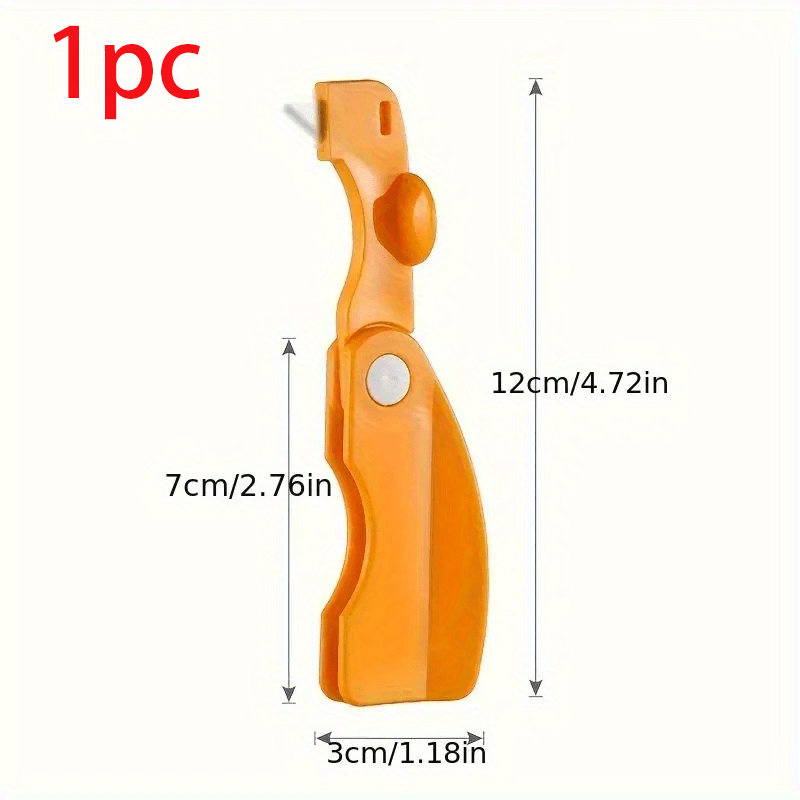 One Orange Peeler - Plastic Orange Peeler, Easy Lemon Peeler, Grapefruit Peeler, Creative Cutting Tool with Foldable Handle, Fruit Peeler, Vegetable & Fruit Tool, Perfect for Outdoor Picnics, Outdoor Kitchen Supplies