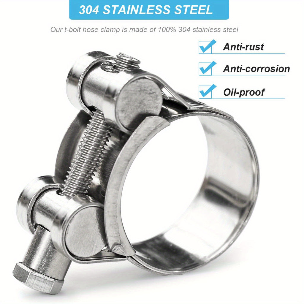 304 Stainless Steel Heavy-Duty European Style Hose Clamp