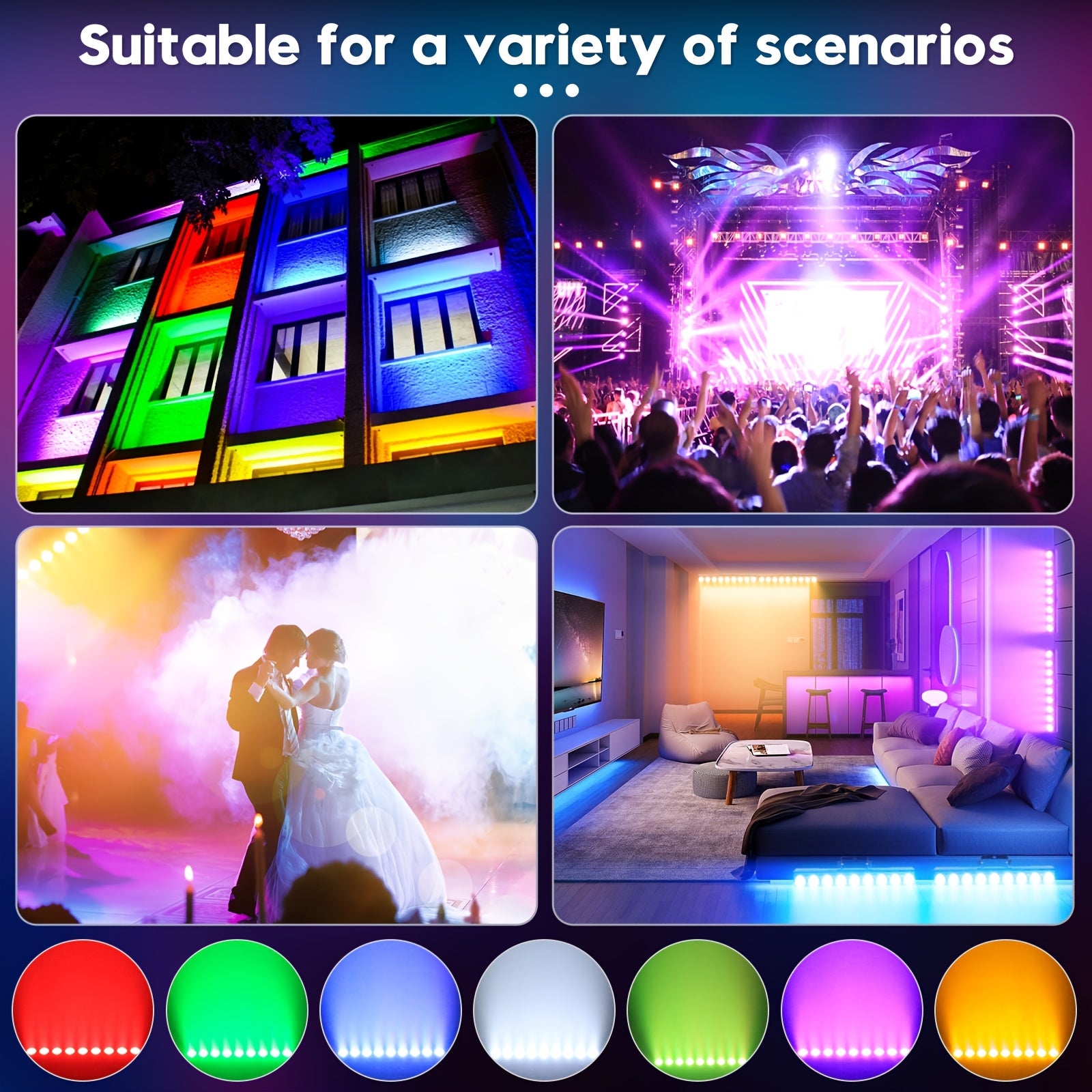 4入/6入/8入 36W 9LED RGBW KTV燈條 DMX控制 洗燈 壁燈 適用於家庭派個 KTV 酒吧 婚禮 DJ 地板 LED 壁燈