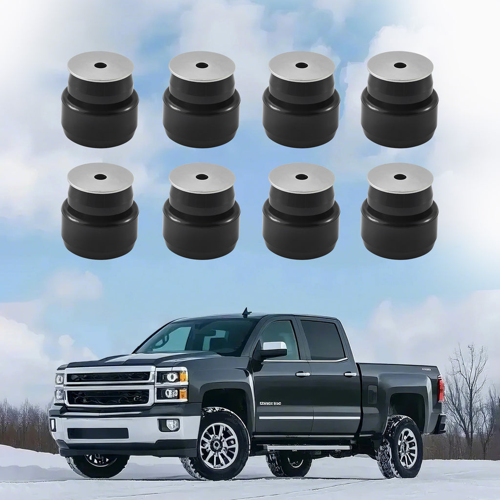 VEVOR Body Mount Bushing Kit, Compatible with 1999-2014 Chevrolet Silverado and Sierra 1500/2500, 24 Piece Set