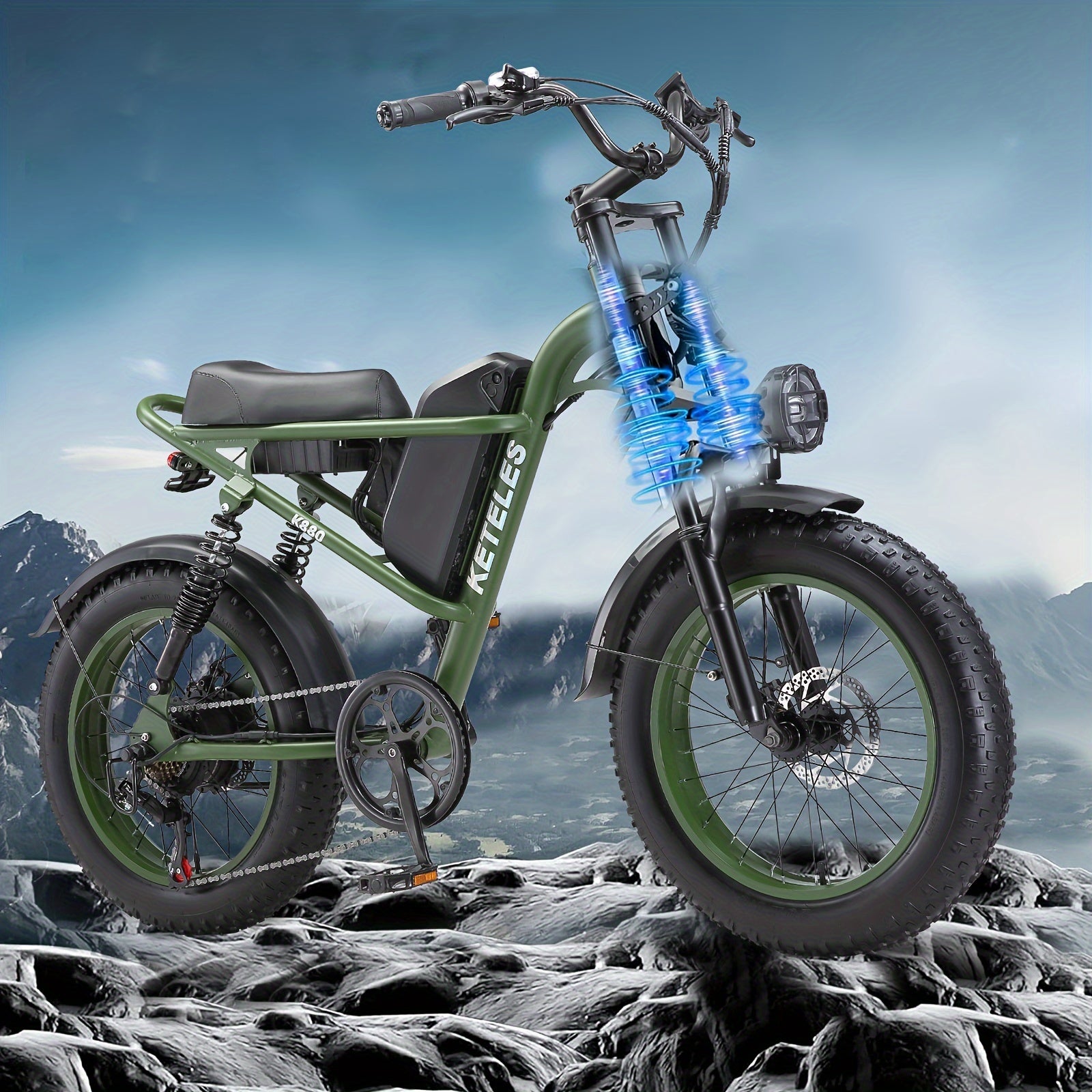 20寸 19mph 500w电动助步车17.5ah