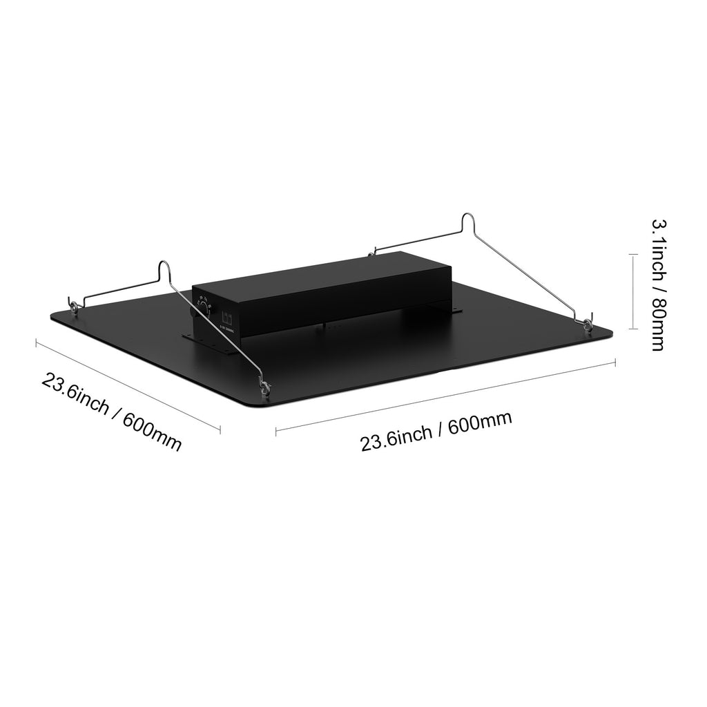 VEVOR 400W Dimmable LED Grow Light, Full Spectrum Samsung 2B1B Diode Grow Lamp, Daisy Chain Compatible for 4x4/5x5FT Grow Tent, Seedling Vegetation Bloom
