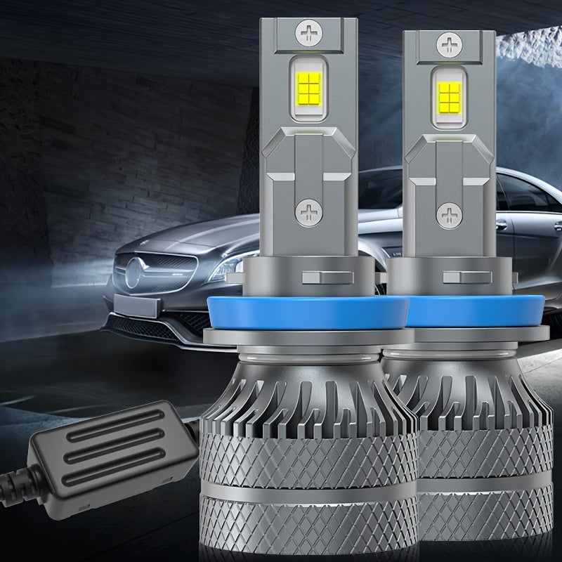2Pcs H4 H7 LED Bulbs Canbus H1 LED H11 H8 H3 HB3 9005 HB4 9006 9007 HB5 9008 H13 9012 High Power 800W Car Headlights 6500K White 12V 24V