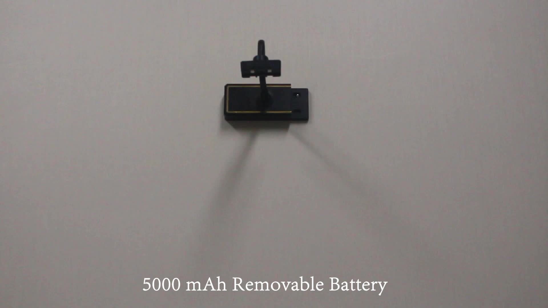 Battery-powered picture light, rechargeable LED picture light with remote control, RGB dimmable, programmable timer, magnetic 360° rotatable lamp head, suitable for paintings, galleries, libraries, dart rooms, bedrooms, and 5000mAh battery
