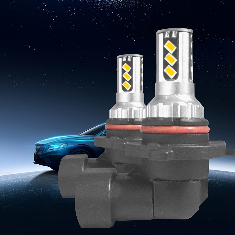 2 High/Low Beam LED Headlights, 55000 Lumens, Strong Penetration, Low Energy Consumption, 5000K White Light, Compatible with 9005/HB3/9006/HB4, H1G110, H3, H7, H11, 200W High Power, 880/881/H27, High/Low Beam
