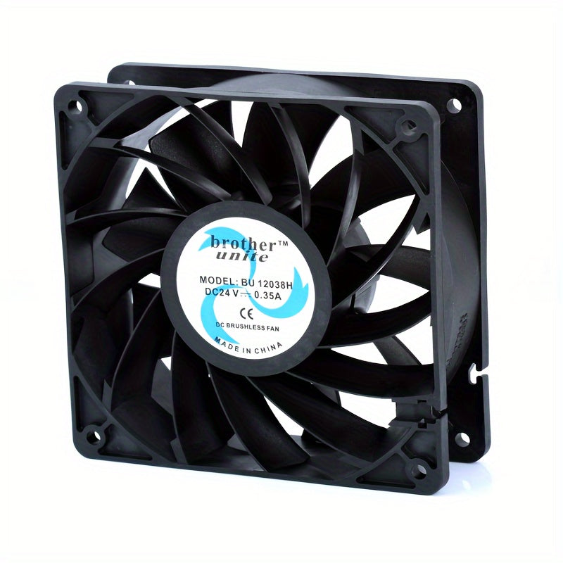 High Performance DC Boost Cooling Fan, Brushless Motor, Suitable for Electronic Devices, 12V/24V Power Supply