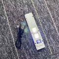 Clip-On Rechargeable Flashlight, Smart Digital Display Battery Level, Side Light & UV Mode, Long Press Strobe, Multi-Mode Dimmable, Compact Portable, Ideal for Home Workshop Daily Use
