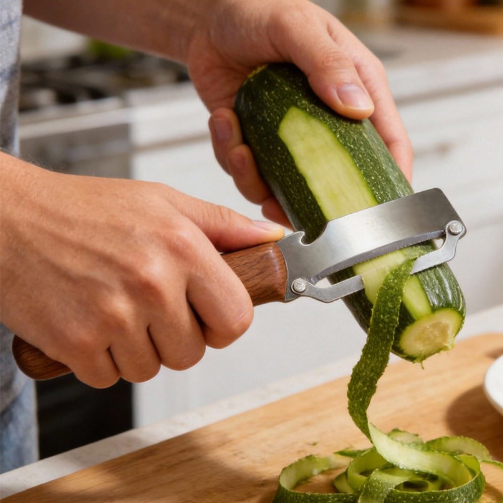 2Pcs Kitchen Grater Peeler, Multifunctional Vegetable Fruit Shredder with Stainless Steel Blades, Efficient Household Cooking Gadgets, Perfect Holiday Gift Choice