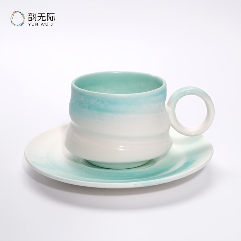 陶艺釉料，哑光艺术蓝中温电窑艺术釉，陶瓷颜色釉，水釉，陶艺师必备