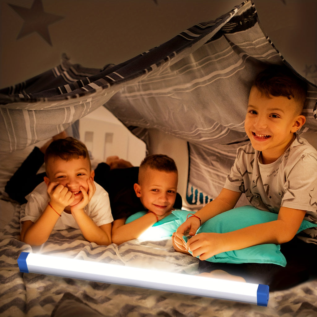 Multi-functional magnetic emergency tube light, can be hung, handheld, or magnetically attached, high brightness, multi-purpose for tents, night barbecues, power outage emergencies, wardrobe lighting, hazard warnings, etc.