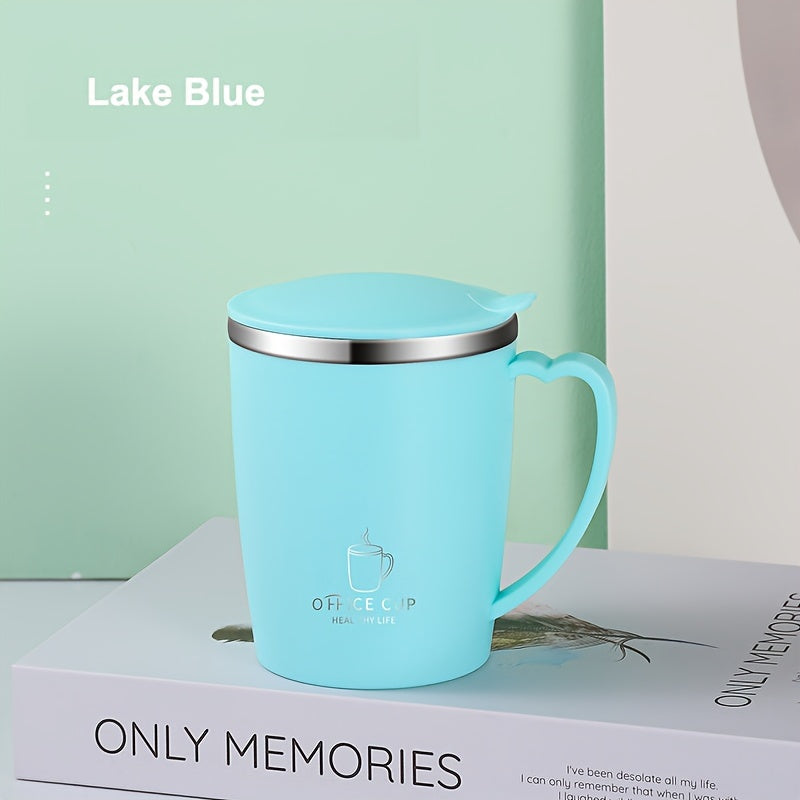 304 Stainless Steel Double Wall Insulated Water Mug, Colorful Double Layer Coffee Cup