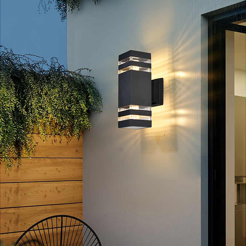 LED Outdoor Wall Light, Courtyard Balcony Wall Light, European Style Waterproof Corridor Gate Luminous Exterior Wall Light, Minimalist Lighting, Single-Head / Double-Head Light