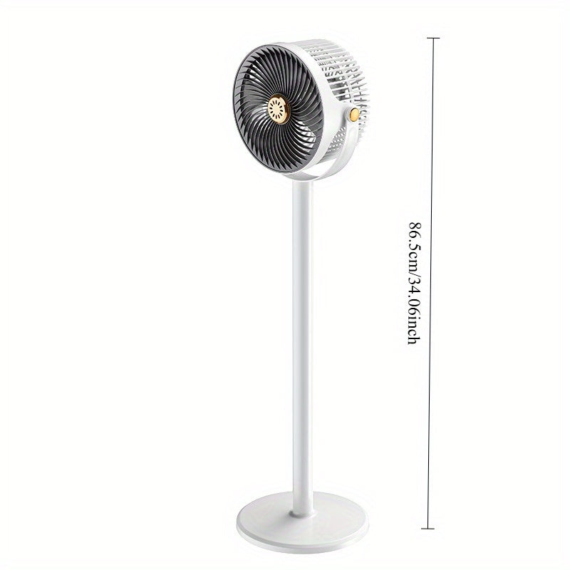 New Rechargeable Standing Fan, Household Floor Fan, Desktop Circulator Fan for Office Bedroom Use